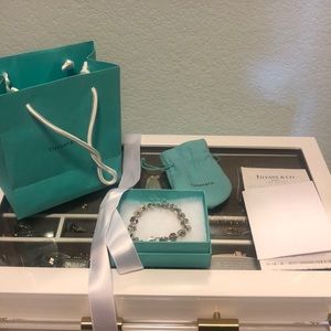Tiffany sterling silver circle bracelet